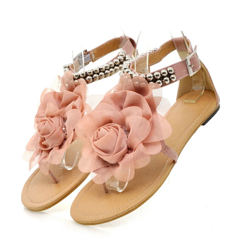 Женские сандалии AIWEIYi летние богемные плоские гладиаторы 2019|sandalias mujer|bohemia flat