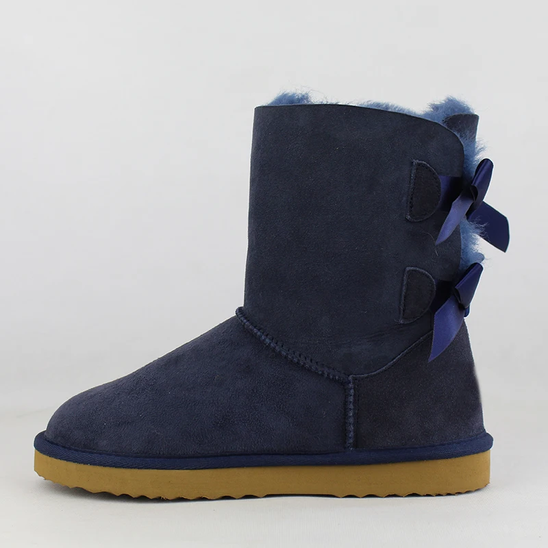 Высококачественные женские зимние сапоги UVWP из натуральной овечьей кожи 100%