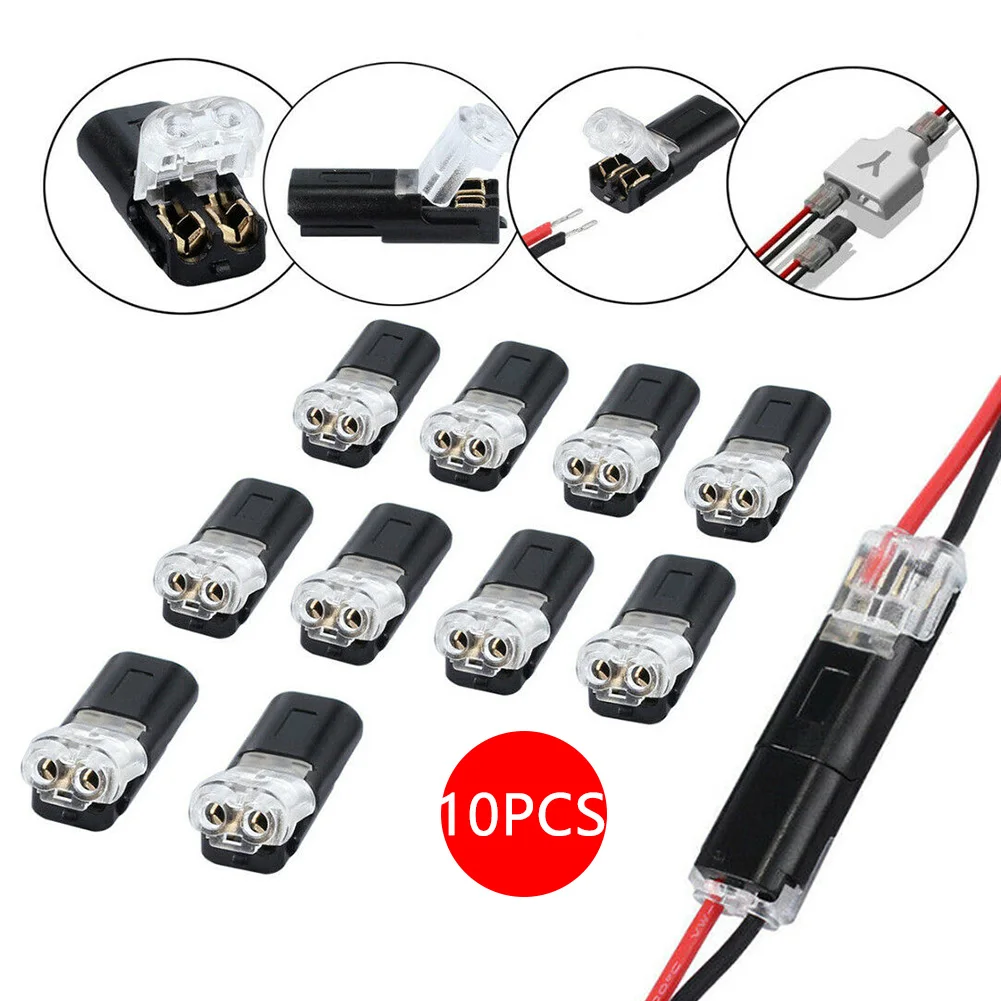 Клеммная колодка с зажимом кабеля 2P легкая установка для светодиодной ленты