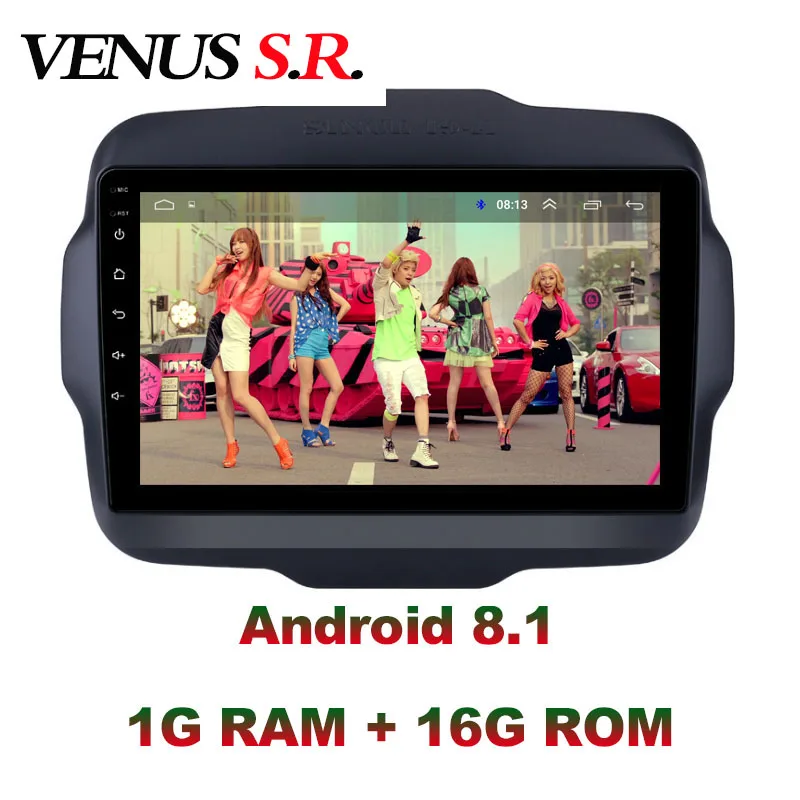 Автомобильный dvd плеер VenusSR на Android 8 1 2.5D для JEEP Renegade радио 2016 2020 мультимедийный GPS