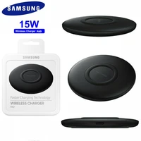 Original Samsung Fast Charging Wireless Charger PAD EP-P1100 For Galaxy S21 S20 Ultra 10 S9 S8 plus For iphone For xiaomi
