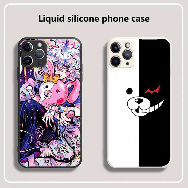 

Danganronpa Anime Cartoon Phone Case for iPhone 13 12 11 mini pro XS MAX XR 8 7 6 6S Plus X 5S SE 2020 Cover Coque Funda Shell