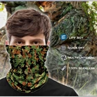 Камуфляжная бандана 3D, маска для лица, тактический охотничий шарф, маска-снуд, Цифровой Камуфляжный головной убор, походная Балаклава, армейская бесшовная Мужская