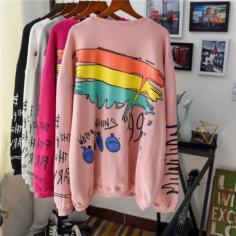 Махровая хлопковая толстовка уличная Женская с капюшоном осенняя новинка