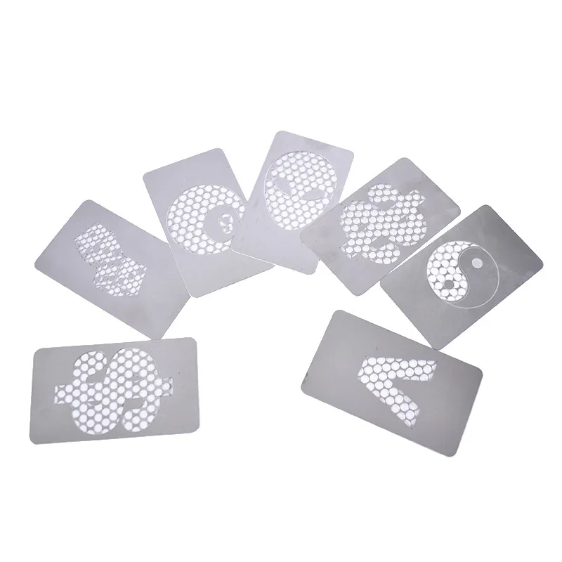 Tobacco Grinder Card Herb Weed Crusher Dry Herb Smoking Accessories Pocket Portable High Quality Stainless Steel