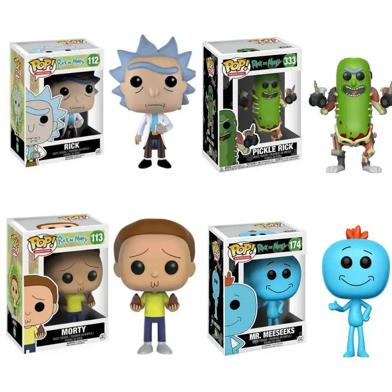 Экшн фигурки из ПВХ Funko POP Rick and Morty Коллекционная модель игрушки|Игровые и