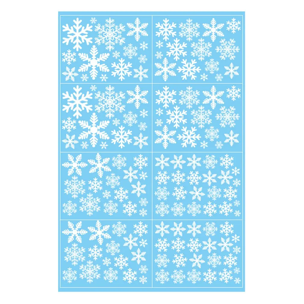 

Christmas Decorations Snowflake Window Decals Stickers Winter Kids Room Wall Decals Home Christmas Window Decorations