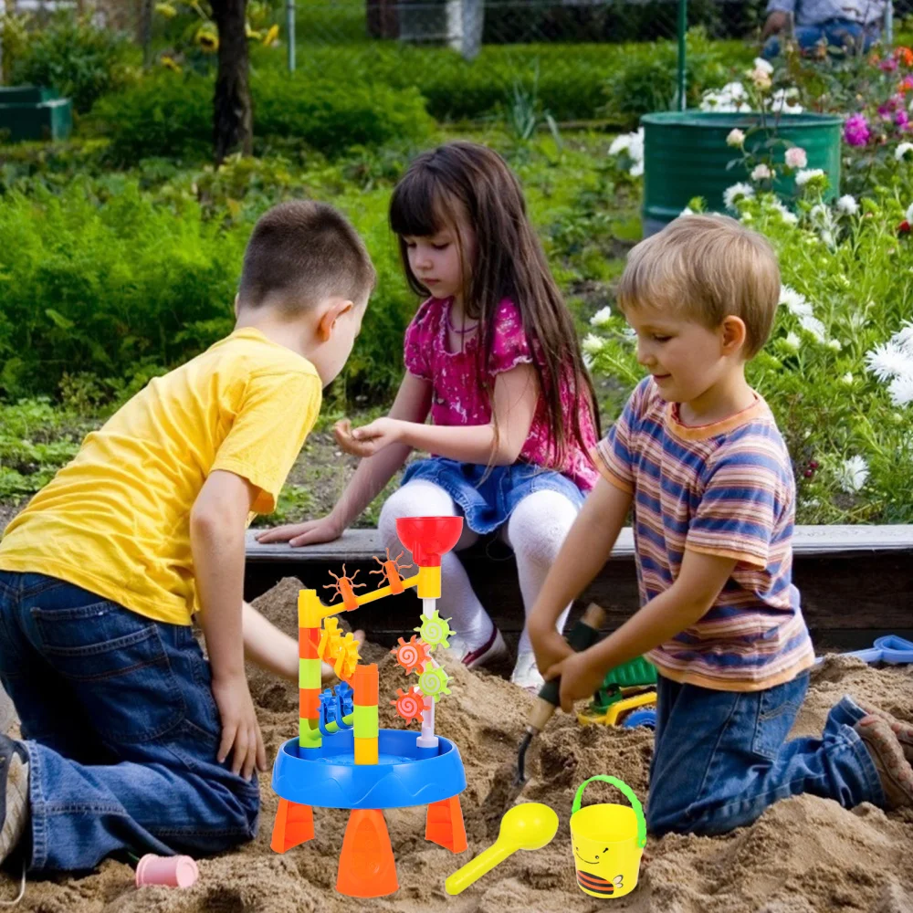 

1 Set Kids Sand Table Beach Sand Water Sand Table Playset Beach