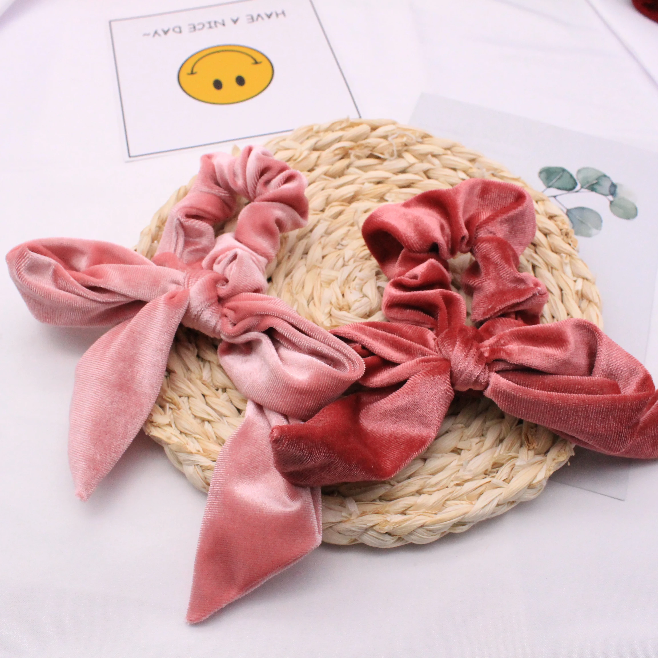 Корейская версия бант кольцо для волос Веревка бархатная темпераментная милая