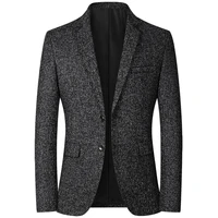 new blazers men brand jacket fashion slim casual coats handsome masculino business jackets suits striped mens blazers tops