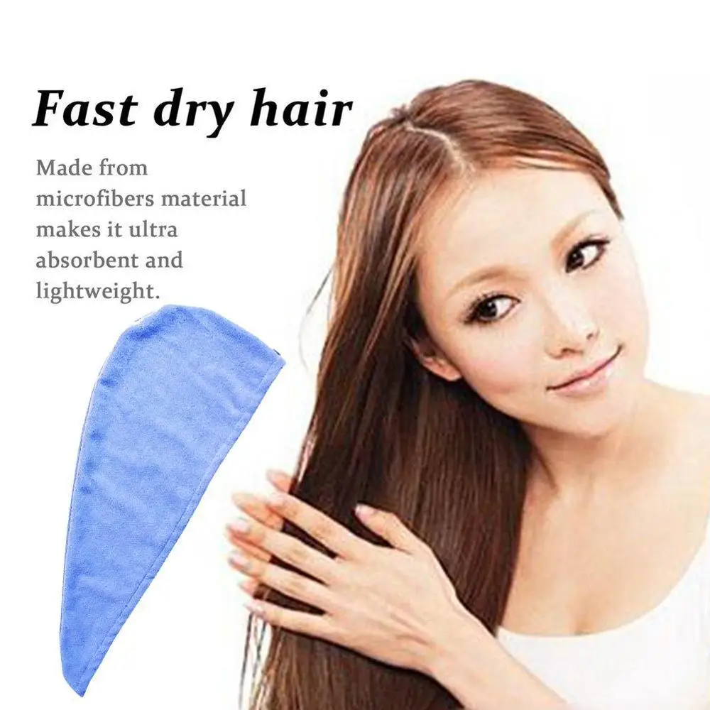 Быстрый волшебный фен из микрофибры для волос быстросохнущее полотенце тюрбан