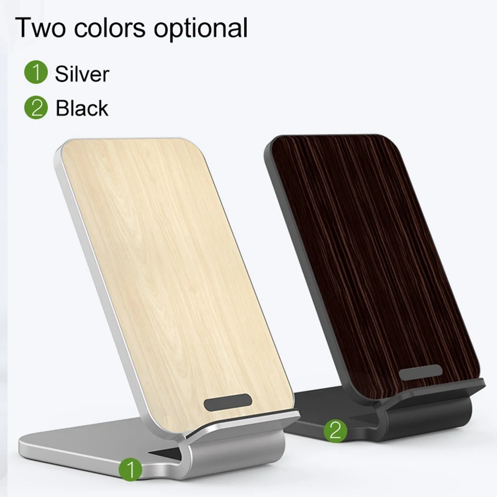 KISSCASE 10 Вт Беспроводное зарядное устройство для iPhone XS деревянная быстрая