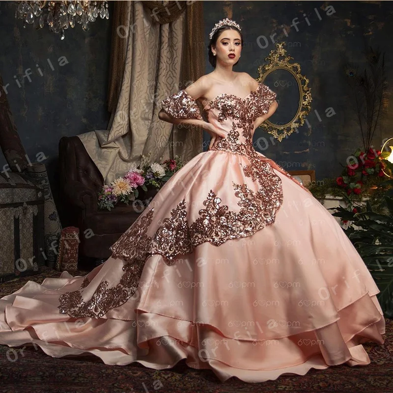 Ярко-голубое милое платье 16 Quinceanera блестящее кружевное Пышное вечернее платье бальное платье мексиканская Девочка платье на день рождения (art.: 3920b5870595f) - 3920b5870595f
