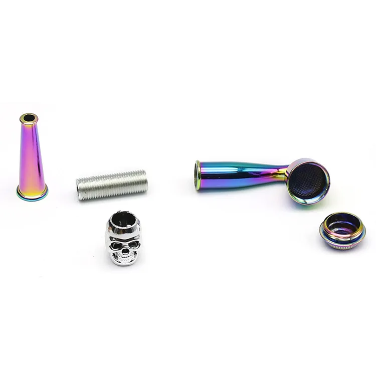 

4.5inch Skull Metal Pipe Detachable Pipe
