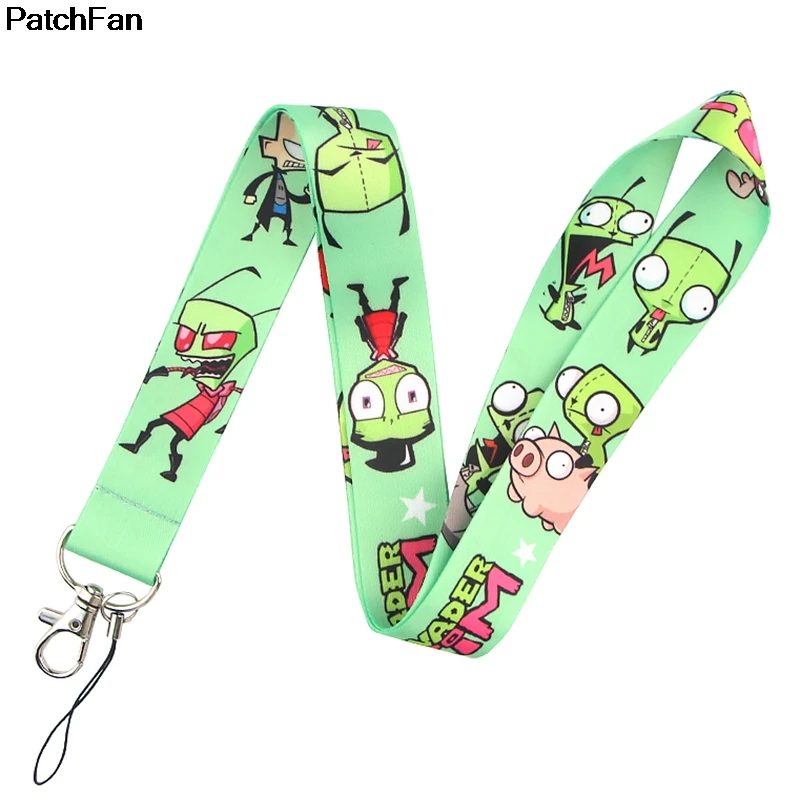 A2586 Patchfan смешной Захватчик Зим ключ шнурок для ключей ID телефон USB держатели