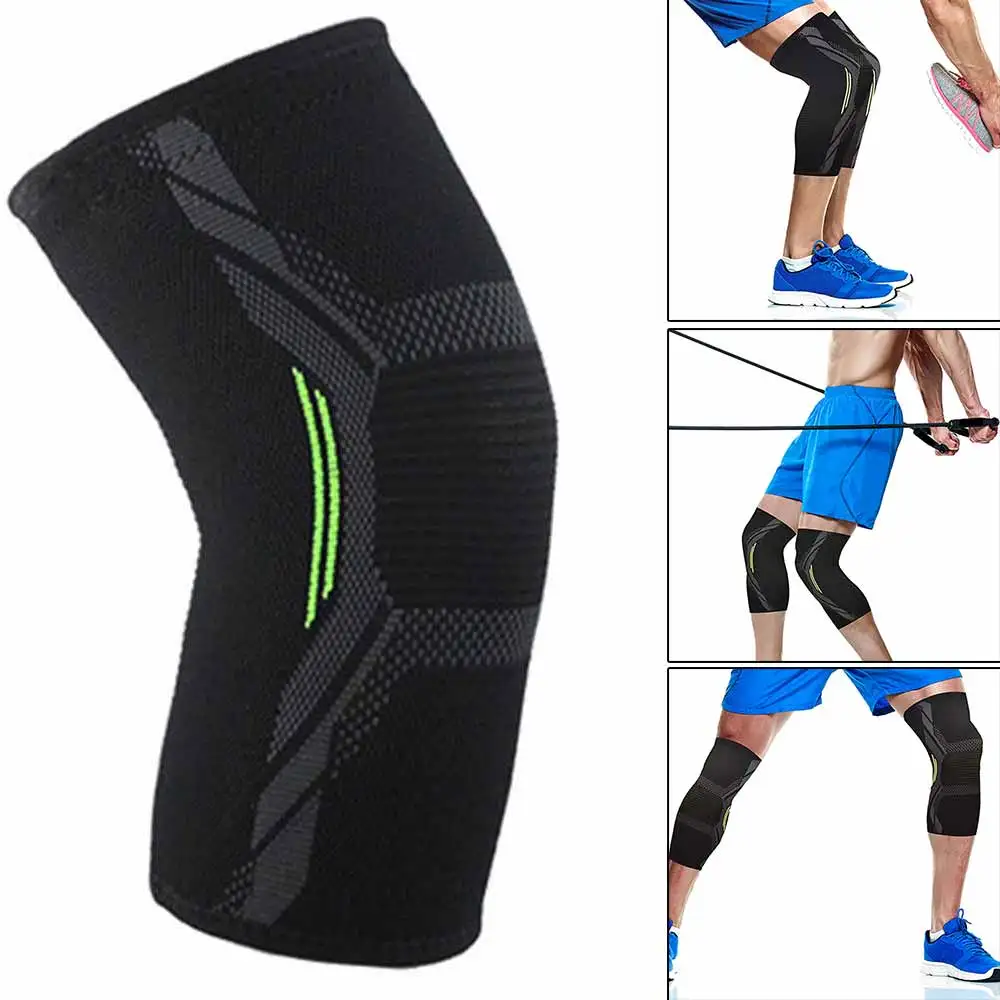 

Elastic Knee Pads Nylon Sports Fitness Kneepad Protective Gear Patella Brace Support Running Basketball Volleyball Knee Pads