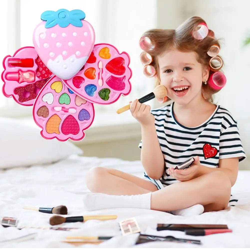 

Новинка макияж принцессы для девочек Детская косметика набор для макияжа моющаяся коробка для макияжа Детские Подарочные игрушки для дево...