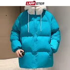 Парка LAPPSTER мужская зимняя с капюшоном, однотонная пуховая куртка в стиле пэчворк, овечья шерсть, теплая пузырьковая, цветная, 2022