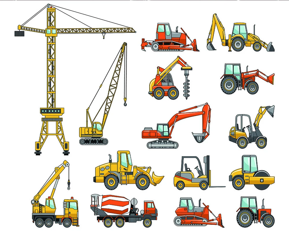 

3d Window Curtain Grommet Various Excavator Curtains HD Digital Print 3d Beautiful Landscape Blackout Curtain