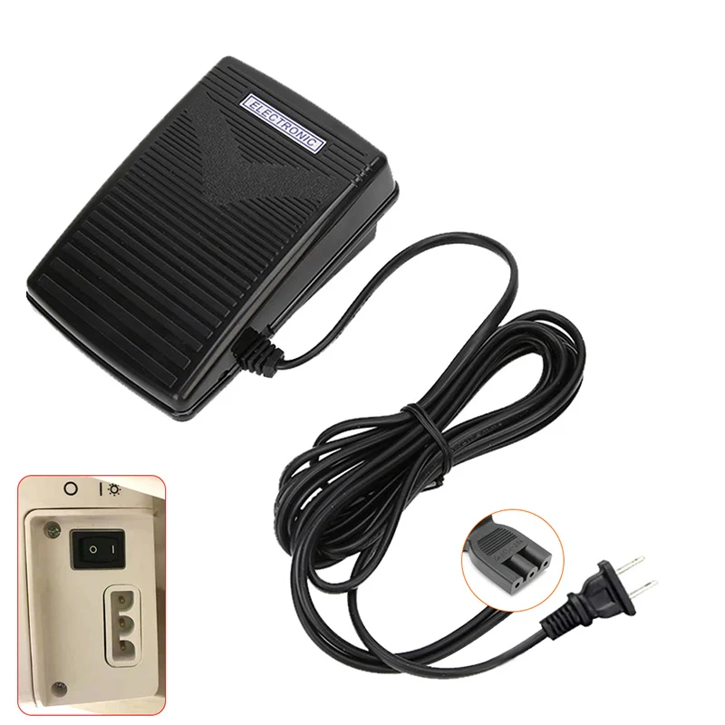 EU plug 220V домашняя швейная машина педаль управления с шнуром питания