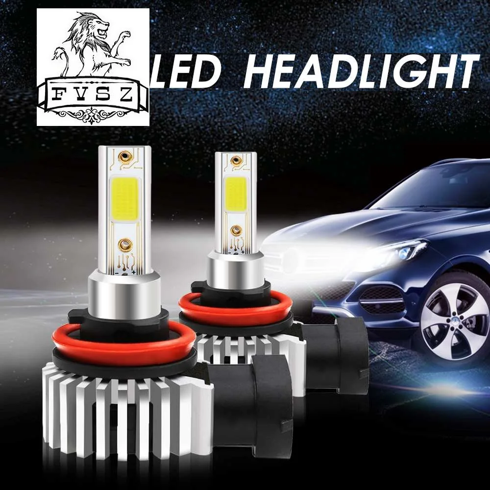 

2Pcs D9 H11 LED 100W 12000LM Cars Headlight Lights Auto Accessories H4 H7 9005 9006 9012 H1 H3 Conversion Kit cob Bulb Lights