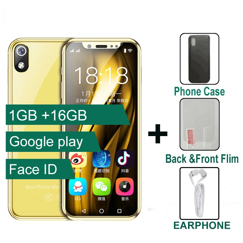 Мини-смартфон с 3 5-дюймовым дисплеем Android 6 0 ОЗУ ГБ ПЗУ 64 2000 мАч 2-мя слотами для