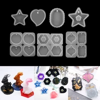 round heart pendant sweater chain pendant with hole big pendants uv resin epoxy silicone mould jewelry making necklace tools