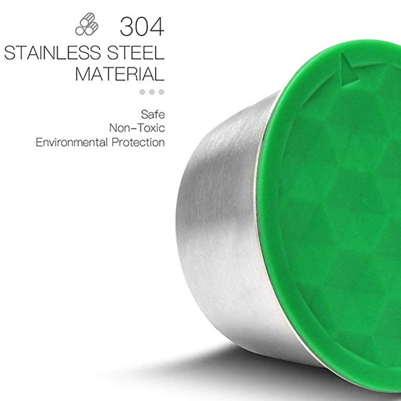 Многоразовые капсулы для кофе из нержавеющей стали многоразовые совместимые с