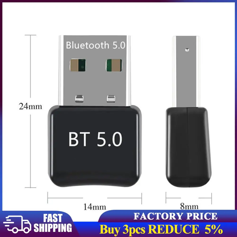 

USB Bluetooth 5.0 Adapter Sets Dongle Receiver Transmitter Household Computer Accessories for Computer PC Speaker