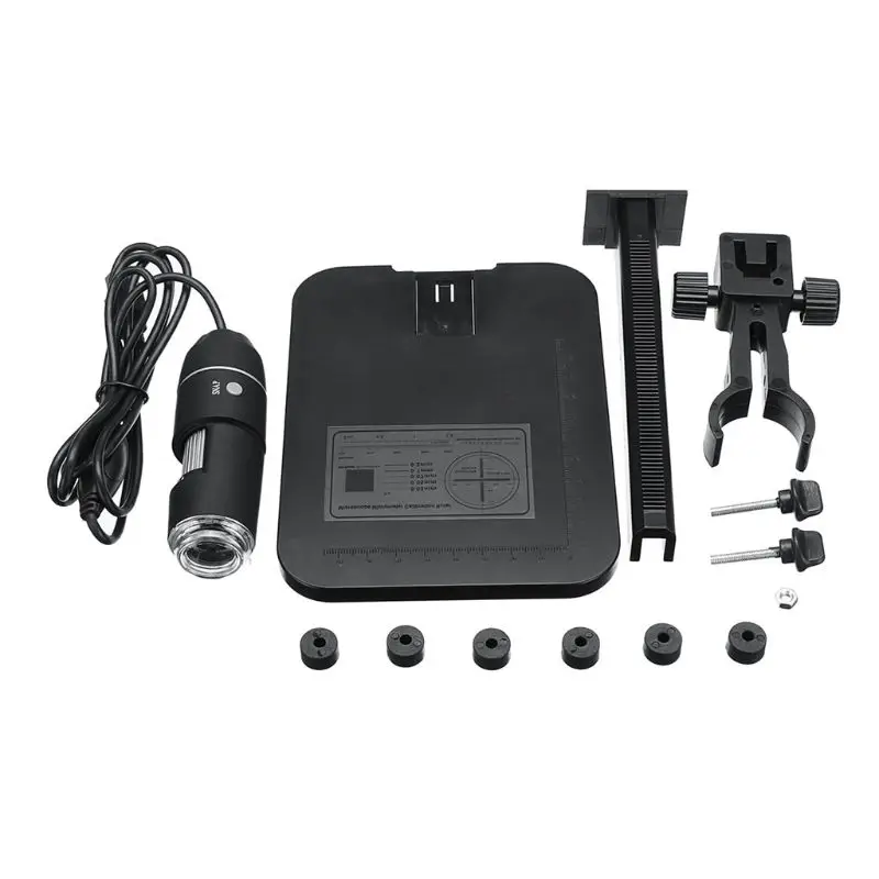 

1600X 8LED USB Digital Microscope Endoscope 5segment Zoom Camera Magnifier 24bit W91B