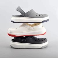 mr co 2021 new hole shoes old shoes men and women thick bottom baotou beach shoes sandals for men