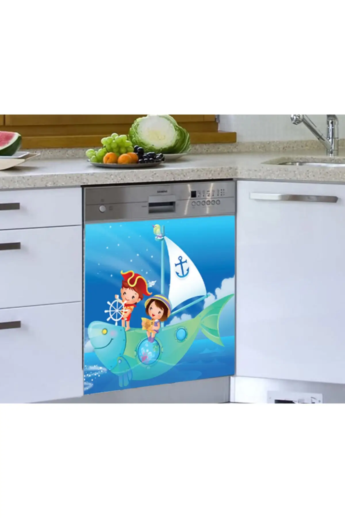 

Kids Captain Dishwasher Sticker