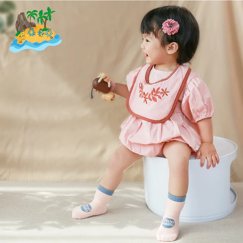 Calcetines de invierno de pelo grueso para beb&eacute; y ni&ntilde;a, medias divertidas de animales con suela de goma, para interiores, para reci&eacute;n nacidos-2