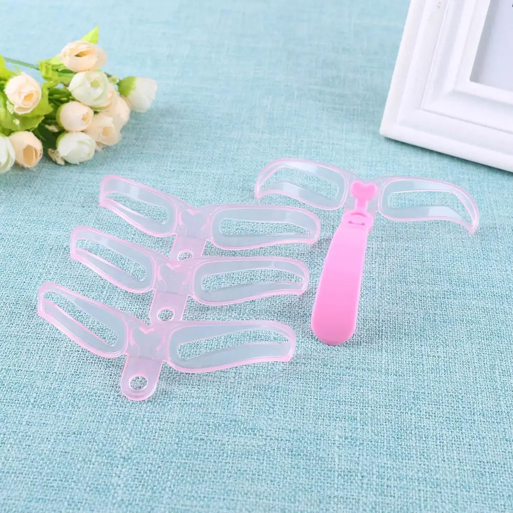 4 шт. трафареты для бровей модельный шаблон макияжа | Трафареты