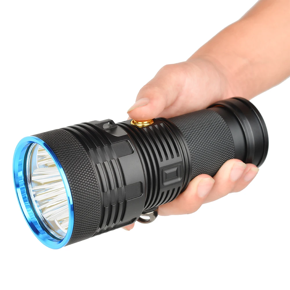 MT09R 3x CREE XHP70 второго поколения 25000 люмен перезаряжаемая Водонепроницаемая наружная поисковая аварийная