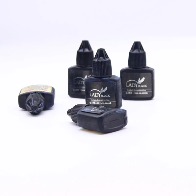 1 бутылка Дамский черный клей Корея наращивание ресниц 10 мл/бутылка с герметичной