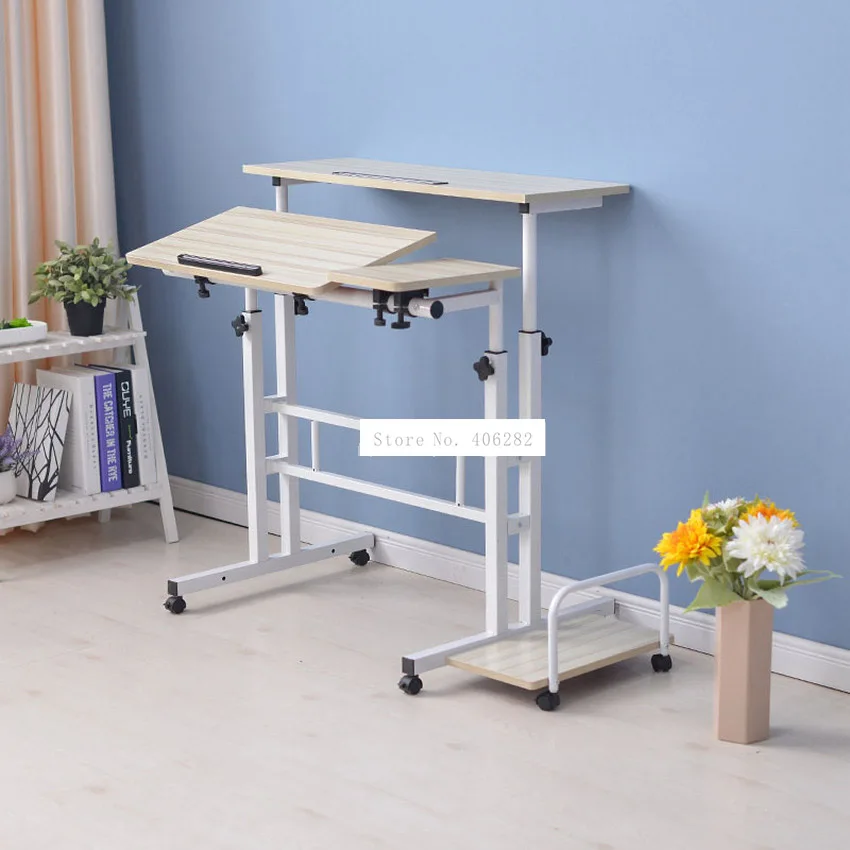 Современный Настольный компьютер с подставкой и клавиатурой простой стоячий