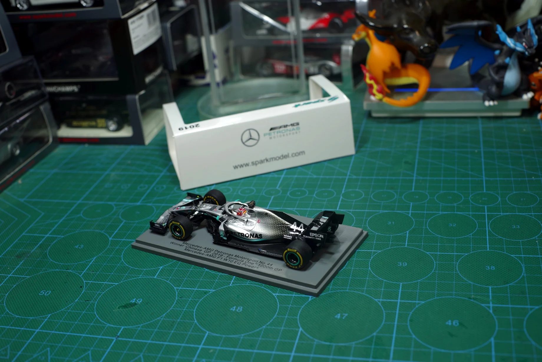 1/43 2019 China Station Mercedes AMG Benz W10 Гамильтон F1 коллекция моделей автомобилей с