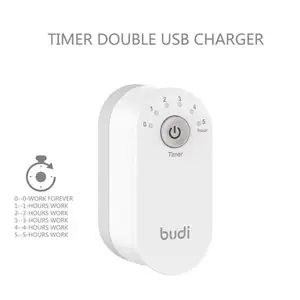 1pc multi function smart charger adapter 12w 2 4a 2 usb safety timer charger fast charger 100 240v input uk plugus plugeu plug free global shipping