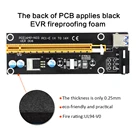 TISHRIC 6 шт.10 шт. VER006 Райзер PCI E 16x карточка Райзера для майнинга PCIE Райзер 4-контактный кабель USB3.0 60 см Удлинительный кабель для видеокарты