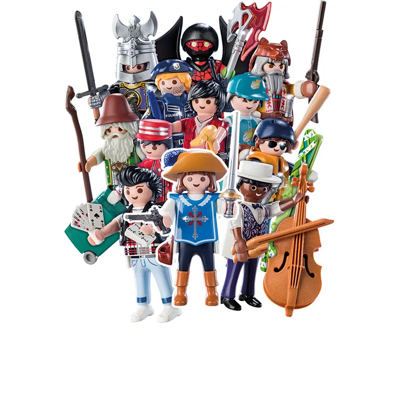 S16 7,5 см Высокое качество оригинальной Playmobil Слепой Мешок для девочек и мальчиков Полли Карманный строительный блок