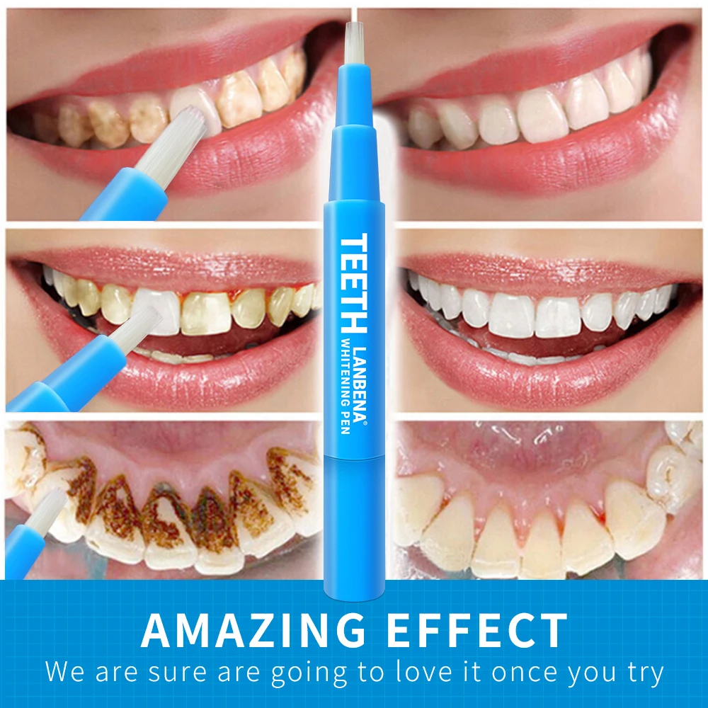 Ручка для отбеливания зубов LANBENA сыворотка устранения пятен на зубах гигиена