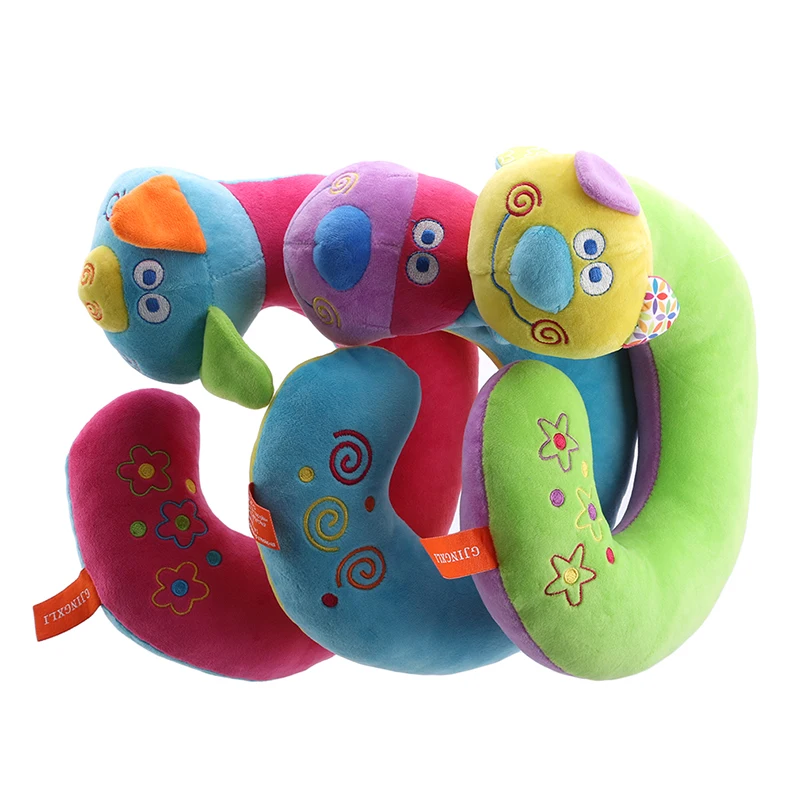 Милая u-образная подушка для путешествий с мультяшным животным поддержка шеи