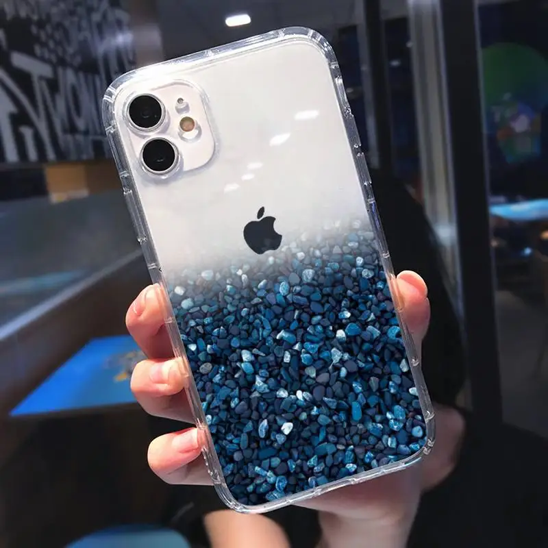 

The sea Water wave Waves Phone Case Transparent for iPhone 11 12 mini pro XS MAX 8 7 6 6S Plus X 5S SE 2020 XR