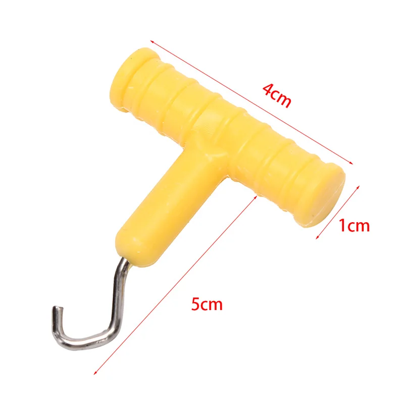 

1 PC Carp Knot Pull Tool Knot Hook Puller for Carp Fishing Rig Terminal Tackle T-Stype ABS Fishing Equipment