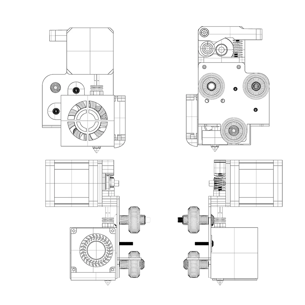

Upgrade with Full Hot End Red Extruder Kit for Ender-3 Drive SGA998