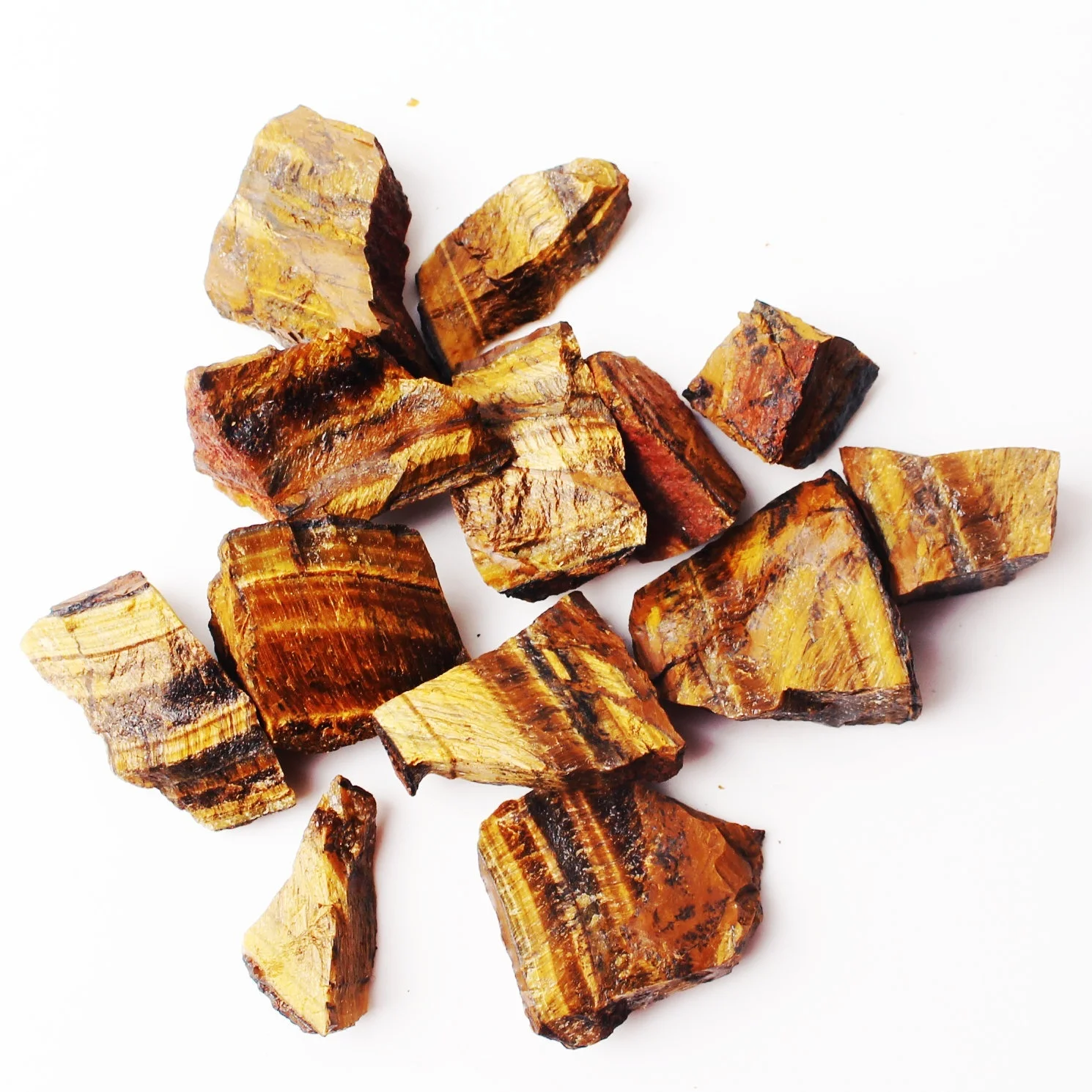 50 г натуральный тигровый глаз гравий шероховатый камень необработанный