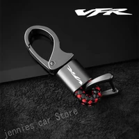 for honda vfr 750 800 1200 models motorcycle accessories custom logo hanging waist with metal leather cord keychain