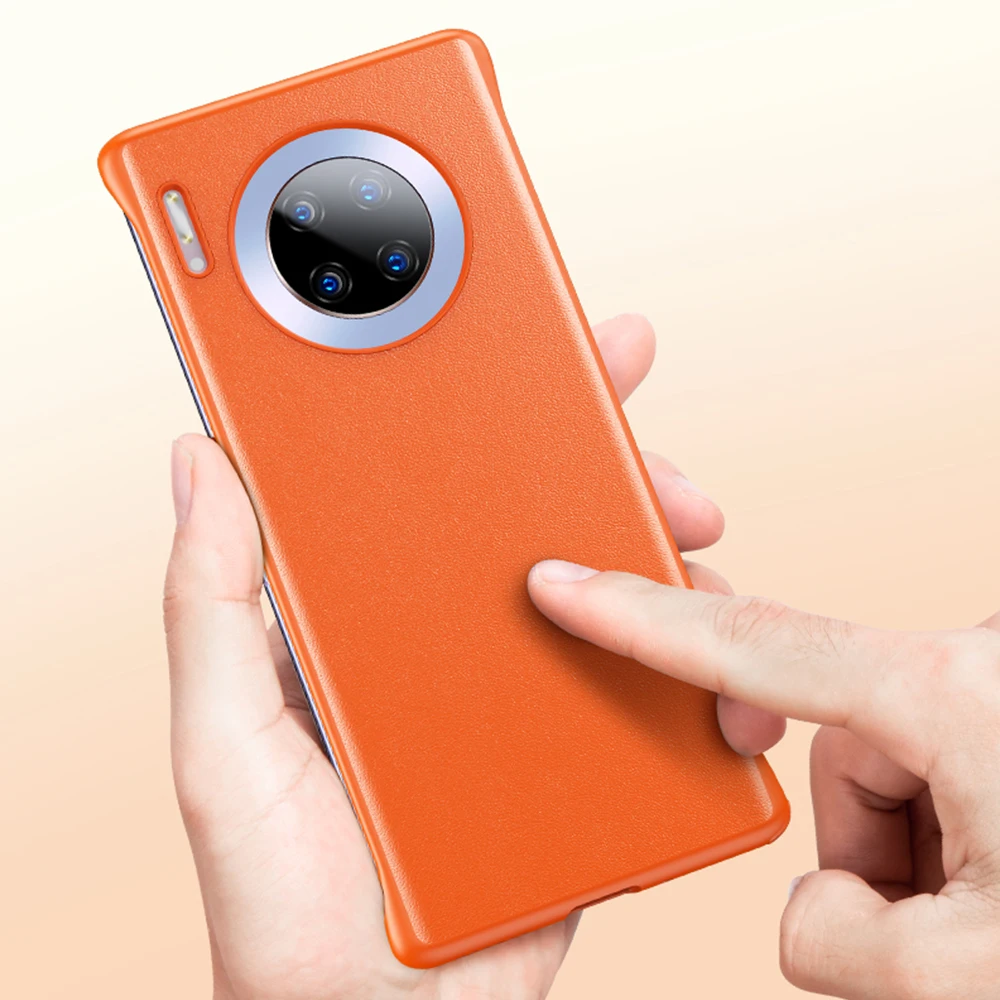 Чехол для телефона из натуральной искусственной кожи Huawei Mate 20 30 Pro P30 мягкие