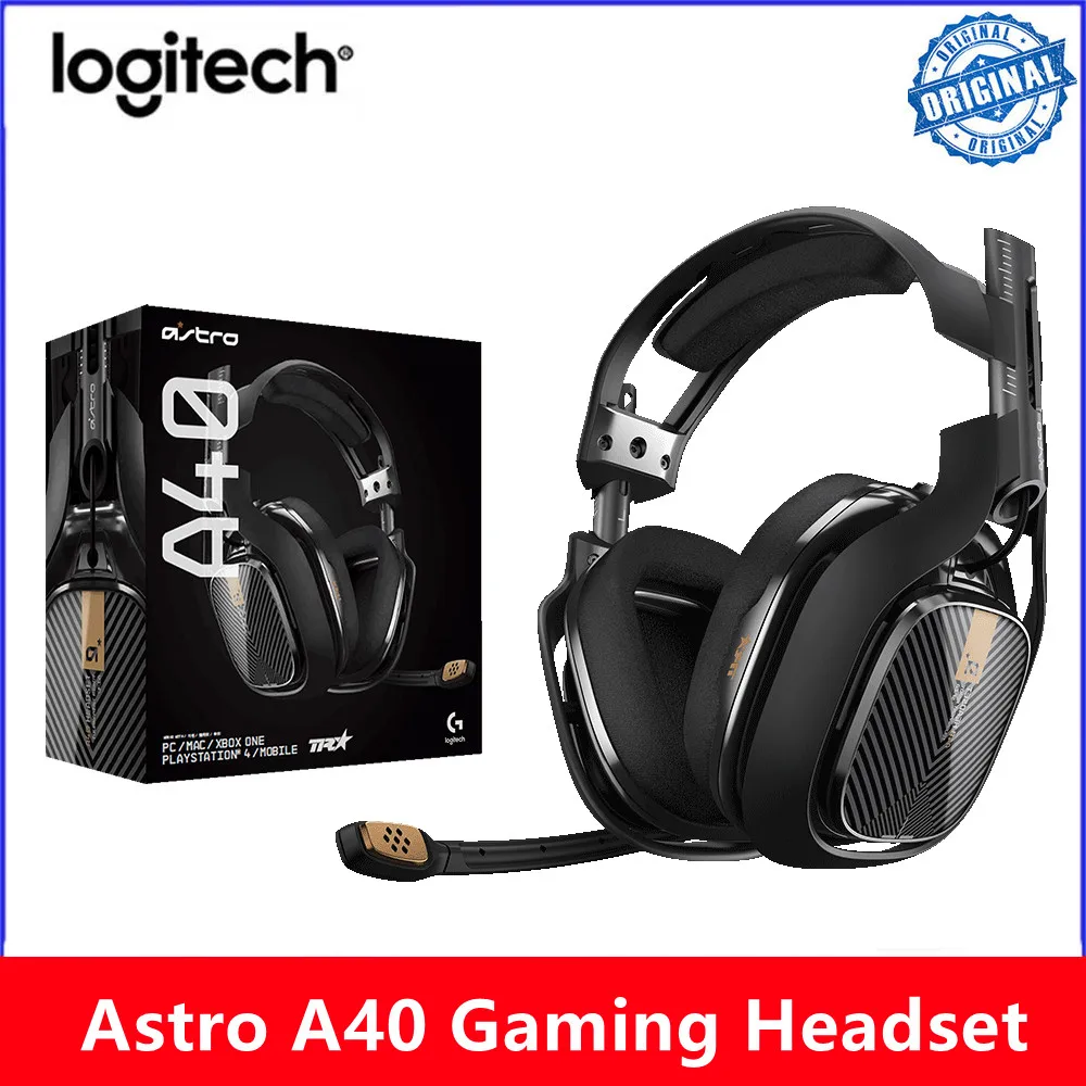 

Logitech Astro A40 Gaming Headset 3.5mm 7.1 Channel Headphones with Microphone Professional Noice Cancelling for Xbox/PS Laptop